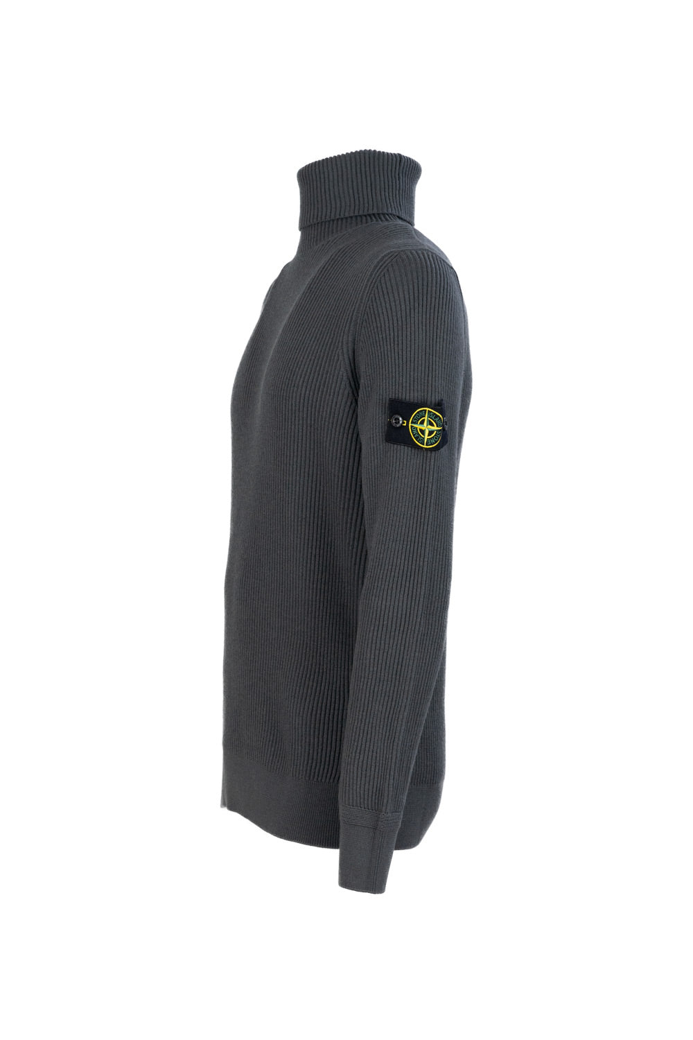 Stone Island pullover in lana vergine a collo alto