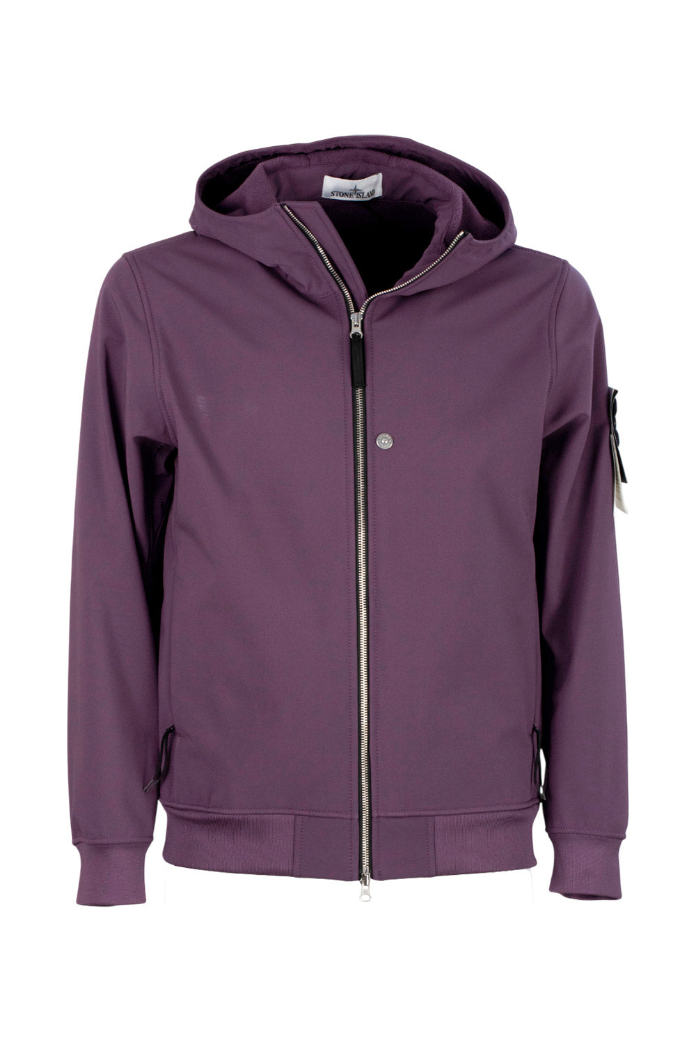 Stone Island giubbino in tessuto tecnico con cappuccio