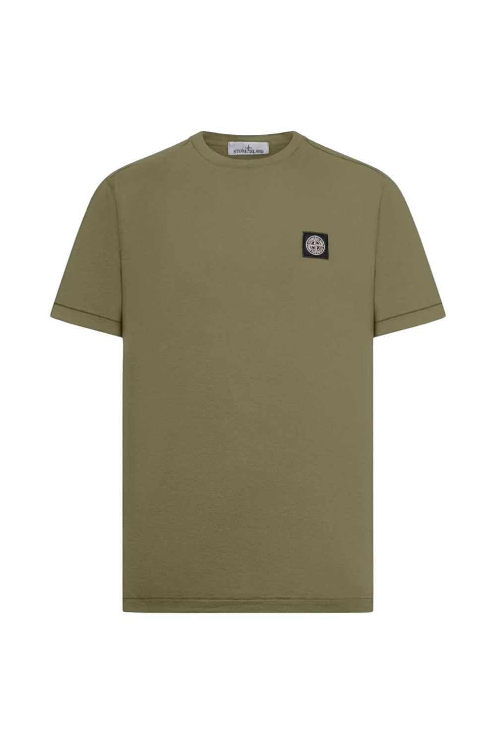 Stone island T-shirt slim fit in jersey di cotone