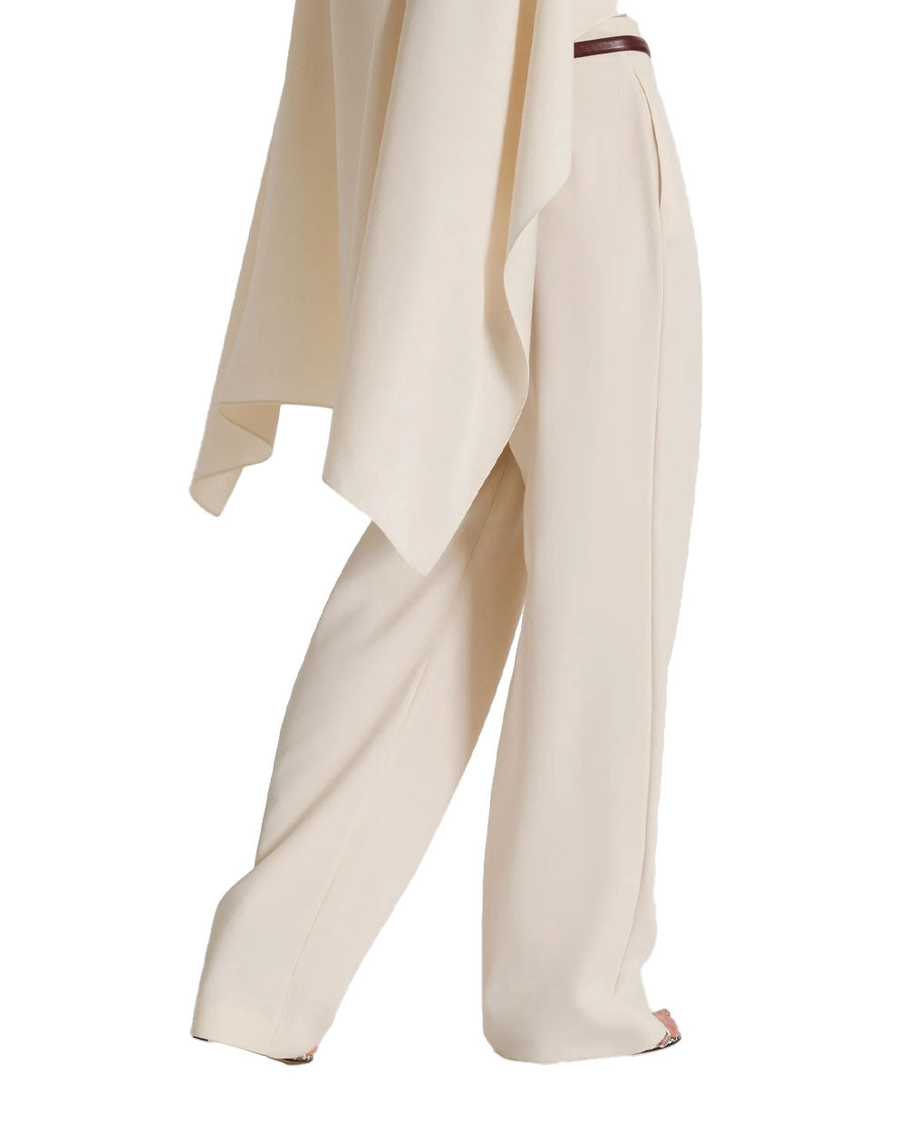 Pantaloni donna Alberta Ferretti A0308 6627 avorio