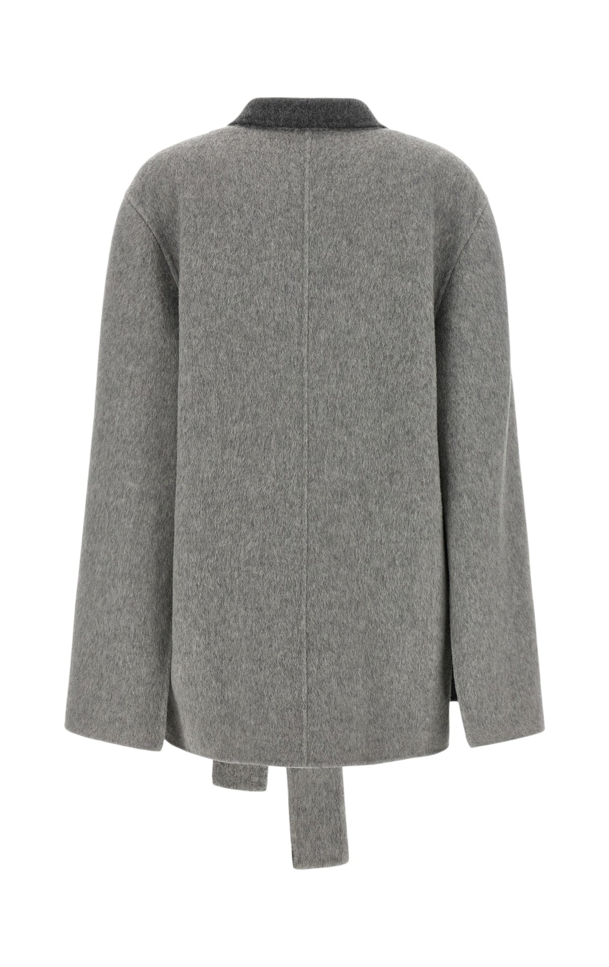 Cardigan donna Alberta Ferretti A0606-66572509 con maniche a mantella Grigio