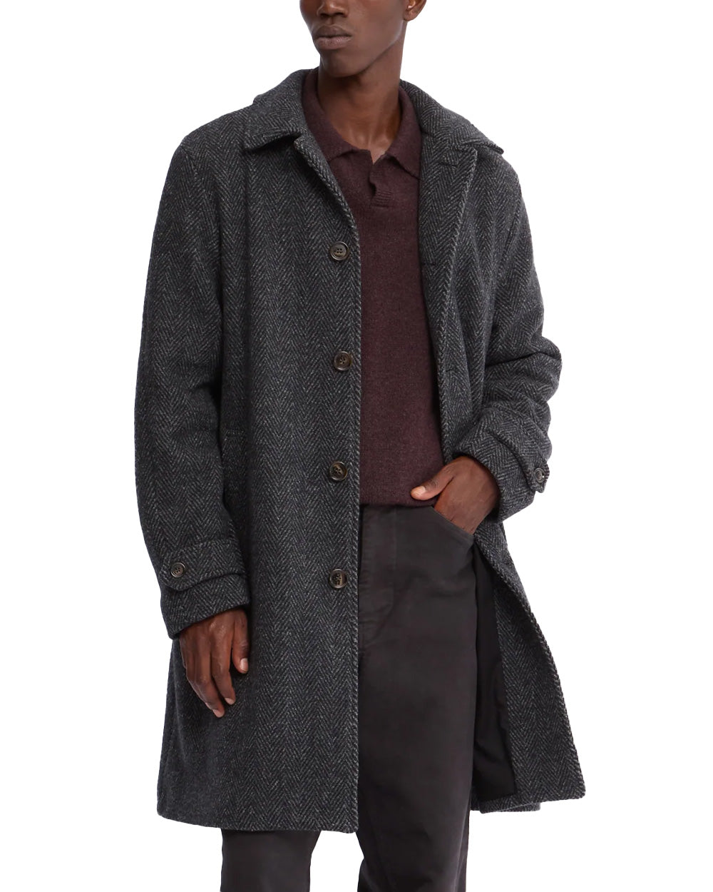 Cappotto ASPESI uomo AC41E846 Grigio