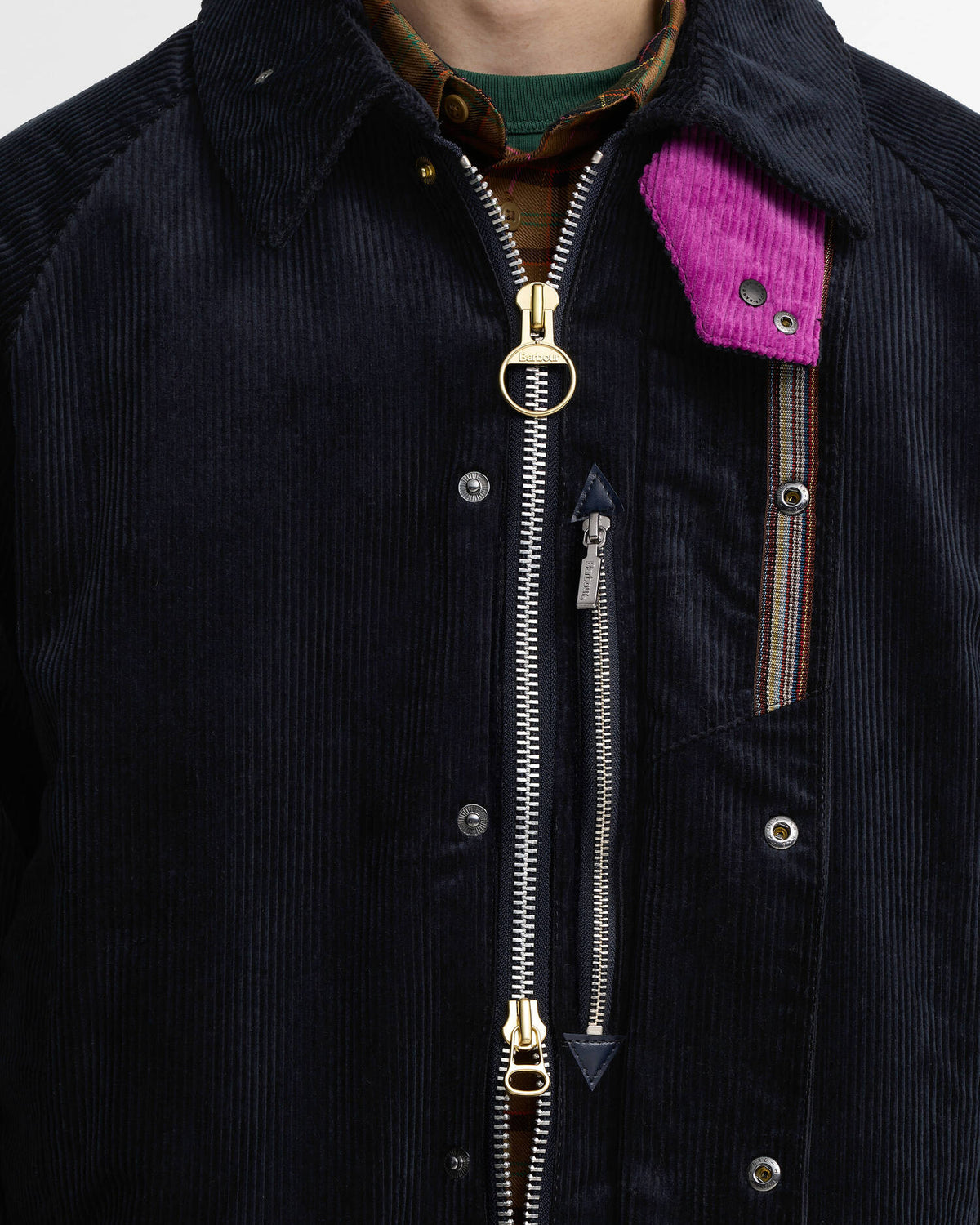 Giubbino Barbour uomo MCA1160NY91XL Beaufort blu