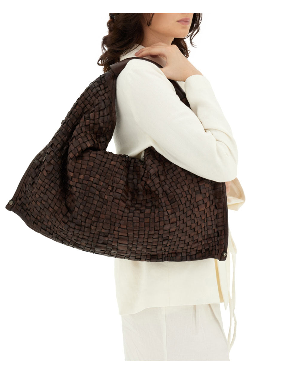 Borsa Campomaggi donna C000570ND X0019 Edera moro