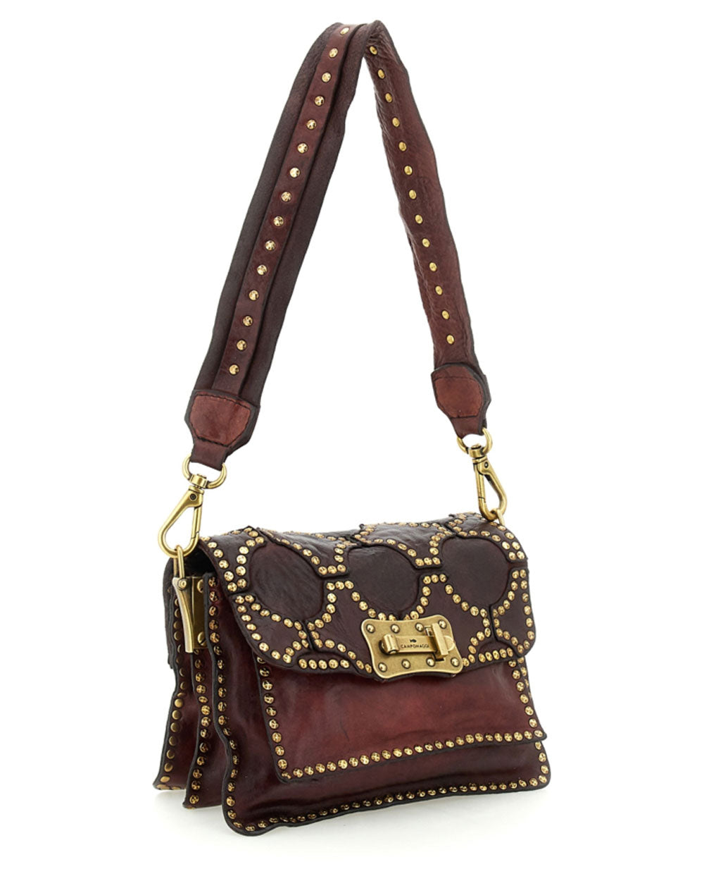 Borsa Campomaggi donna C016500ND X3112 Agnese Camaiore vinaccia<BR/>