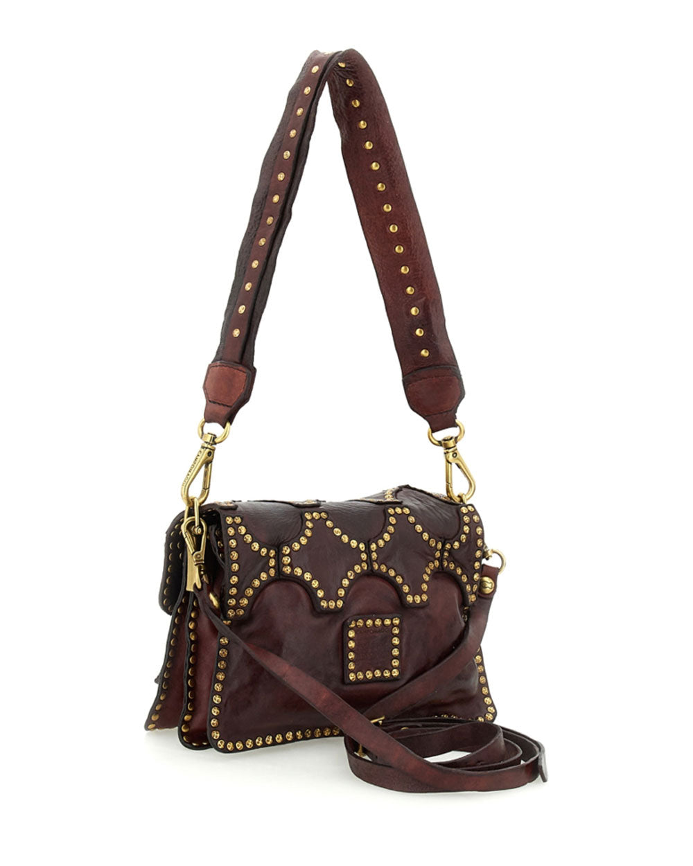 Borsa Campomaggi donna C016500ND X3112 Agnese Camaiore vinaccia<BR/>