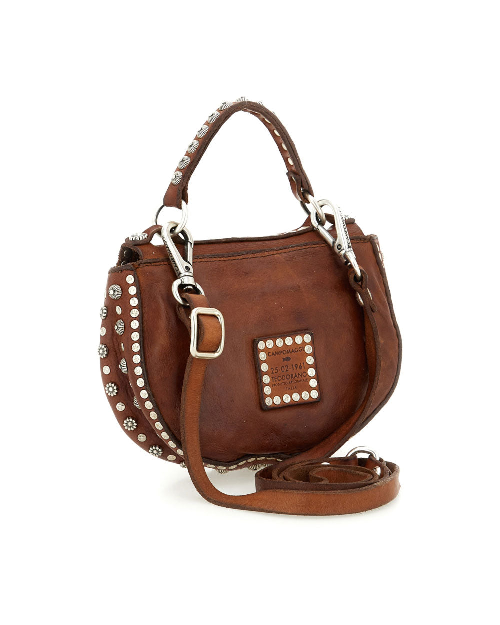 Borsa Campomaggi donna C036060ND X3161 San Giuliano Mare cognac<BR/>