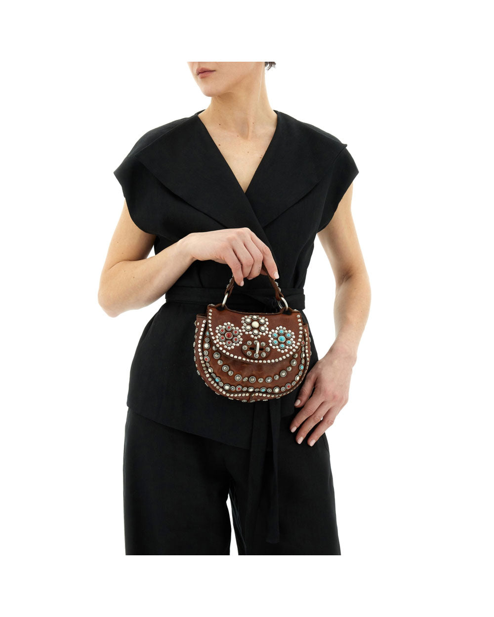 Borsa Campomaggi donna C036060ND X3161 San Giuliano Mare cognac<BR/>
