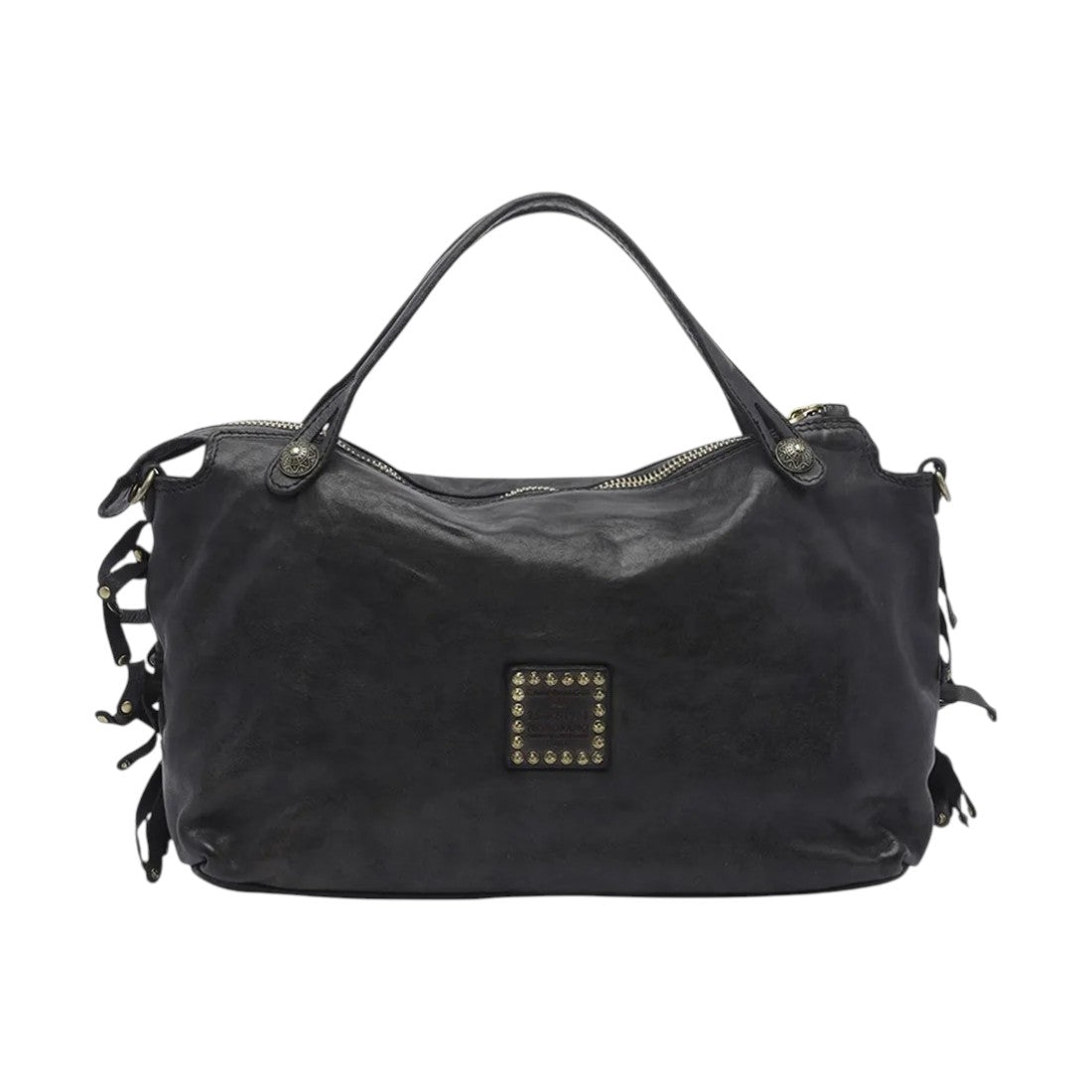 Borsa donna Campomaggi C042510ND X3142 C0501 Melissa con borchie Grigio