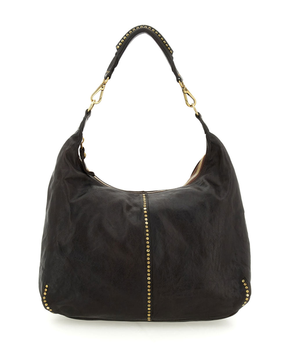 Borsa Campomaggi donna C045720ND X0007 Wanda Kura moro<BR/><BR/>