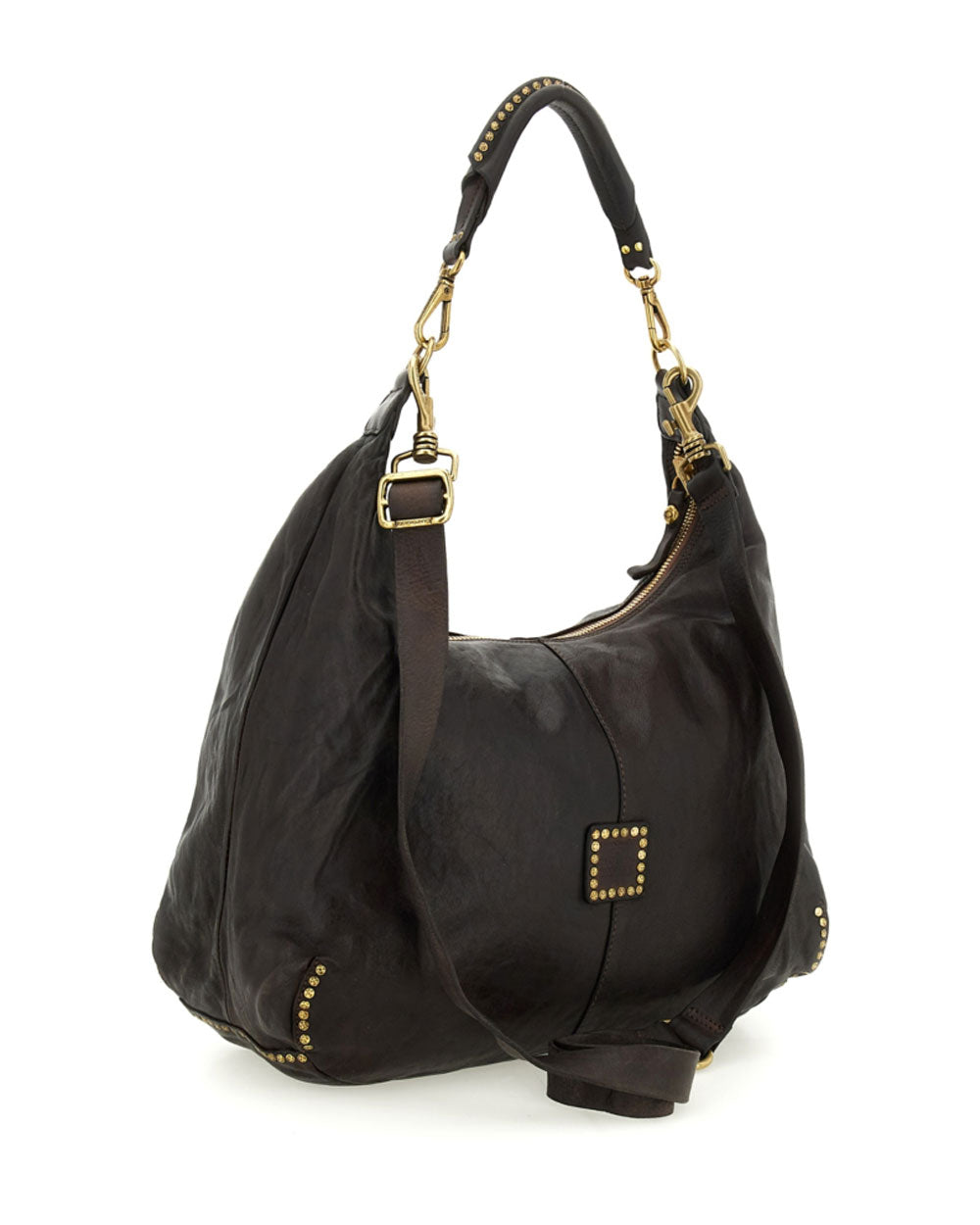 Borsa Campomaggi donna C045720ND X0007 Wanda Kura moro<BR/><BR/>