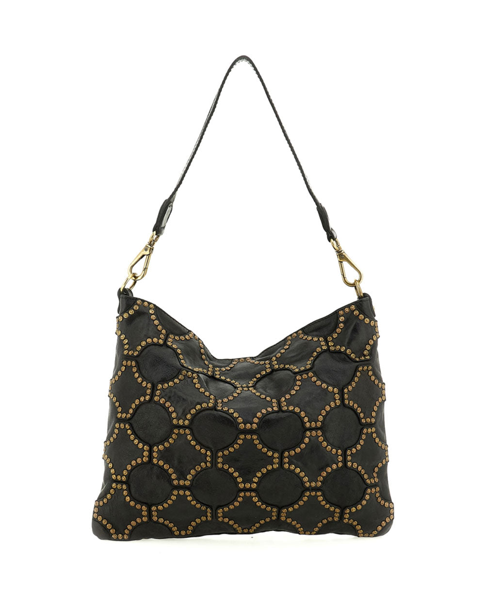 Borsa Campomaggi donna C045790ND X3112 Margot Camiore nera<BR/>