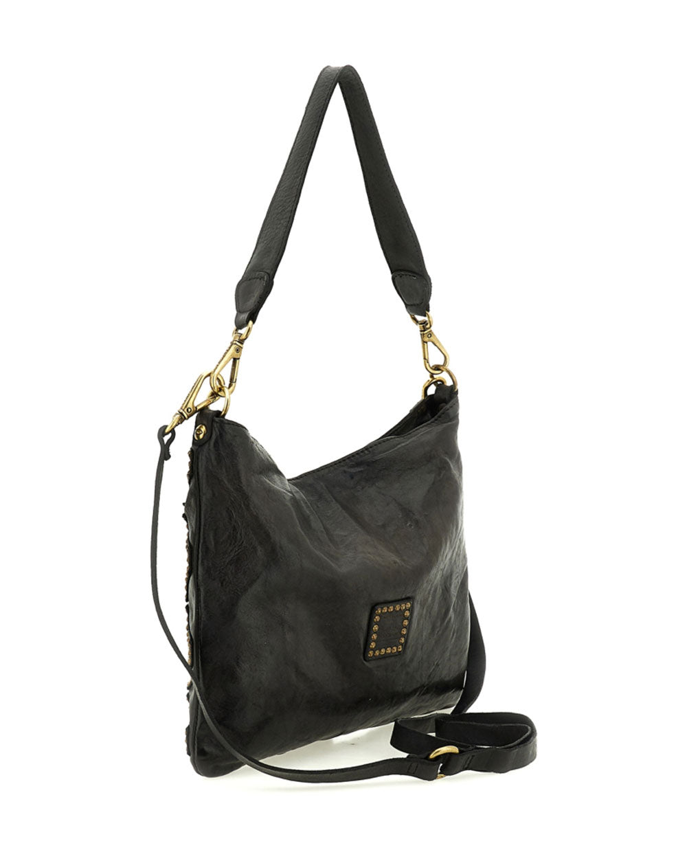 Borsa Campomaggi donna C045790ND X3112 Margot Camiore nera<BR/>