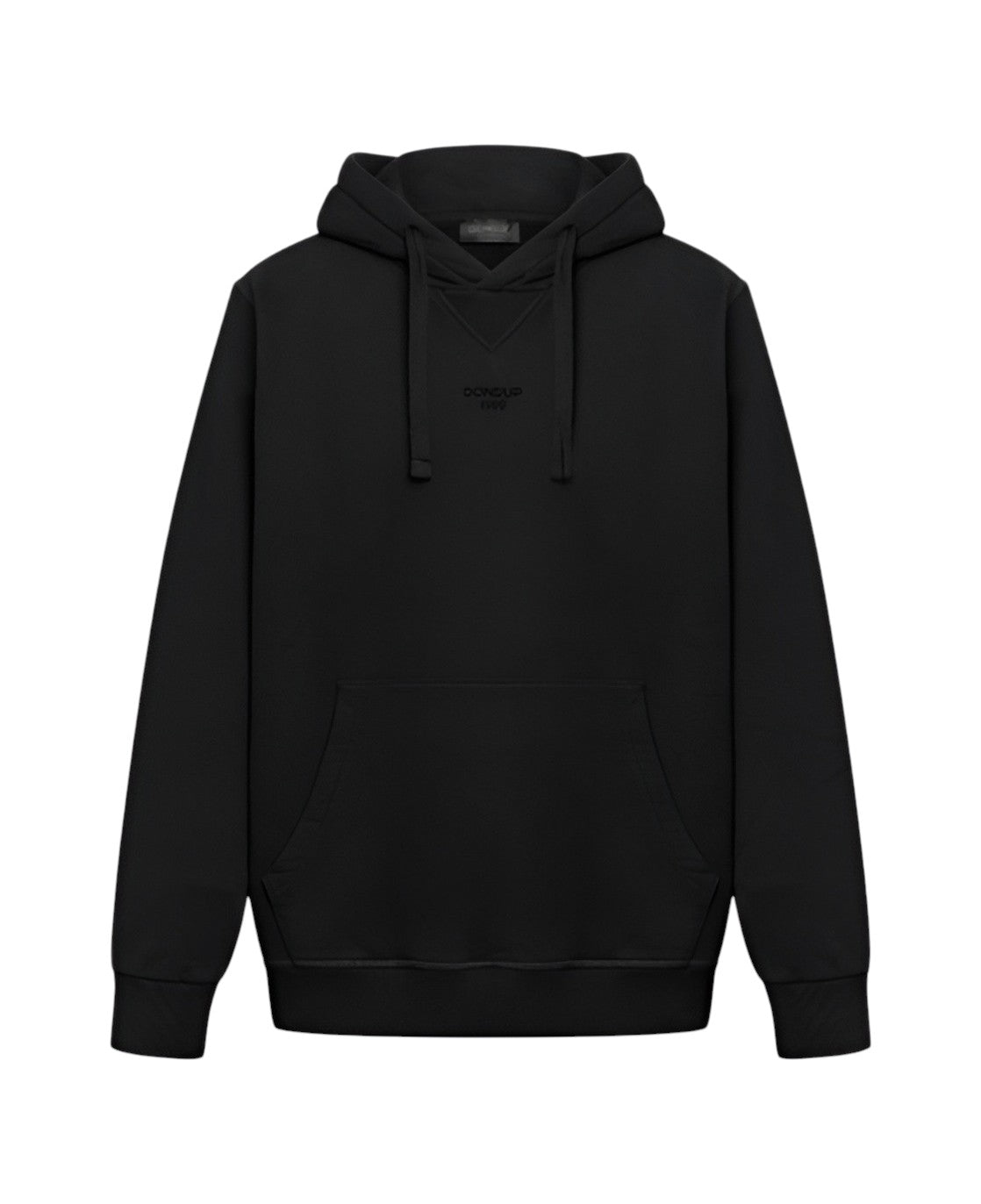 Felpa uomo Dondup UF777 KF0254U MZ8999 con cappuccio Nero