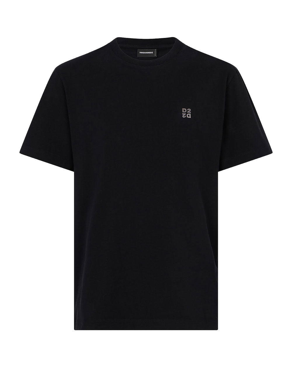 T-shirt Dsquared2 uomo S74GD1594D20136 nera Metal<BR/><BR/>