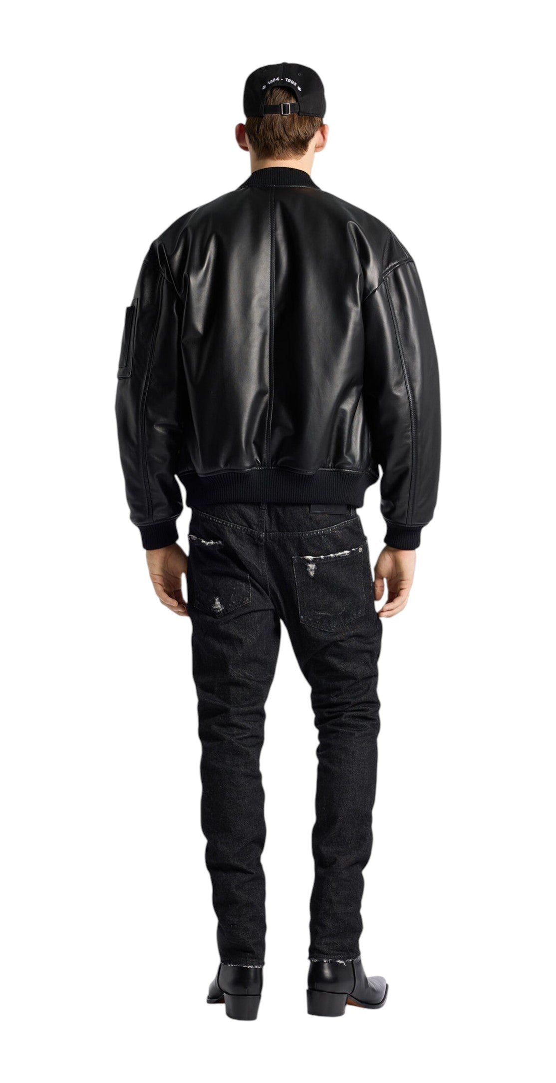 Jeans uomo Dsquared2 S74LB1943D30042900 Teddy Nero Aviator