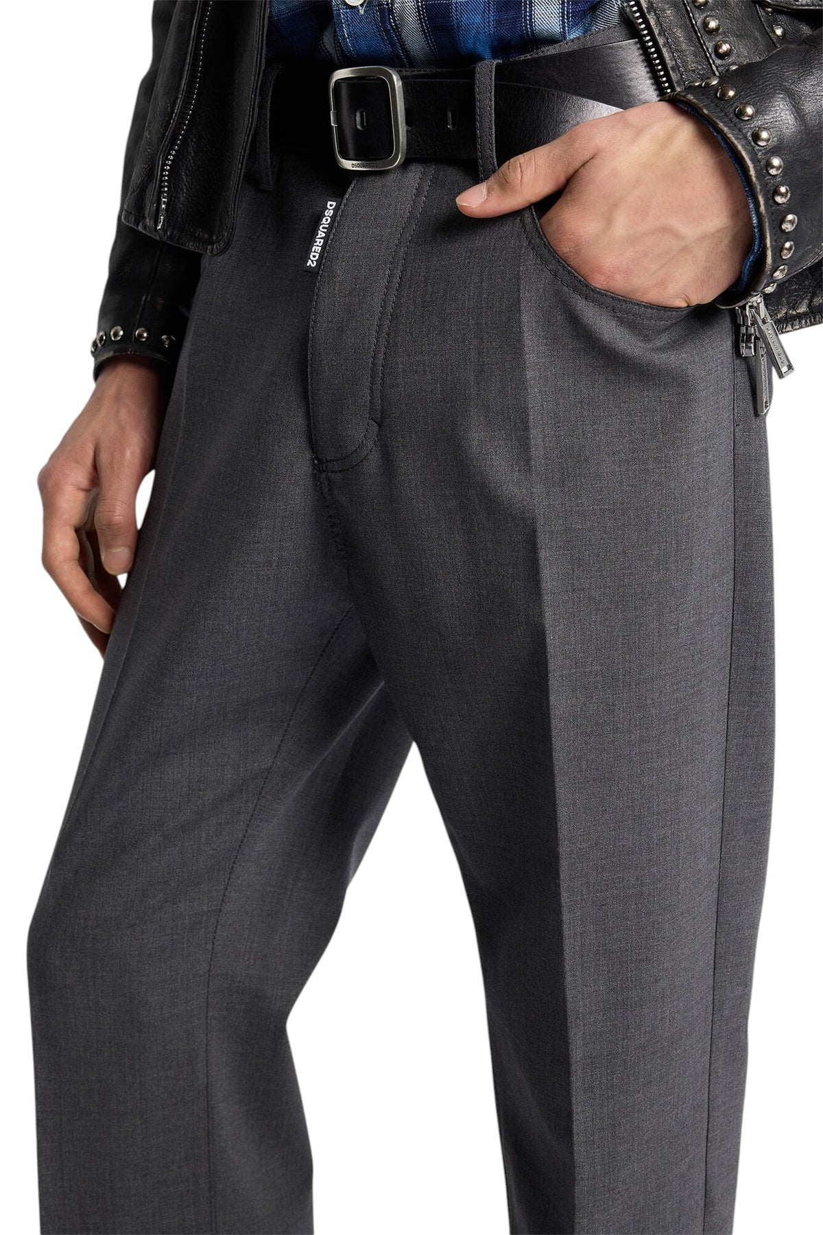 Pantaloni uomo Dsquared2 S74LB2012 S40320860 Tailored2 642 Grigio