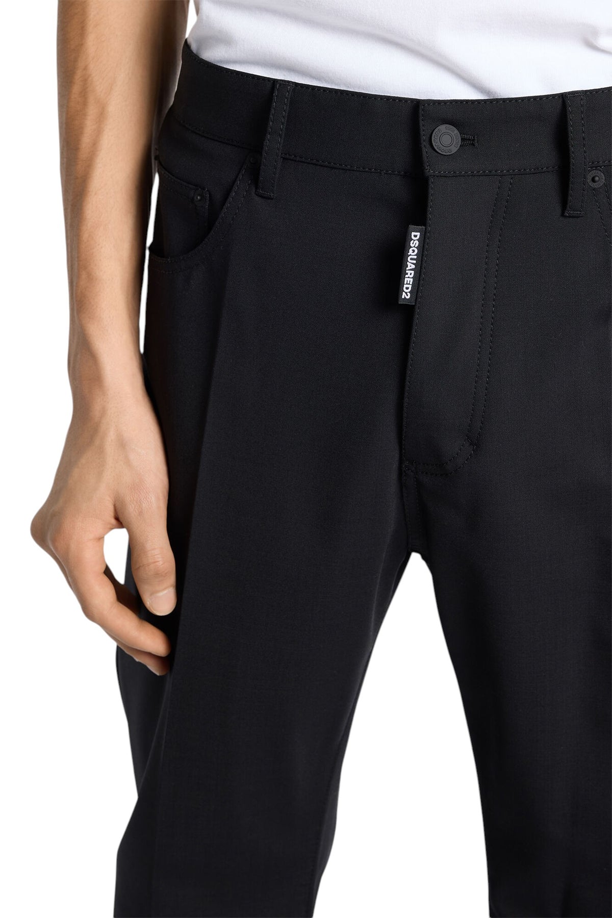 Pantaloni uomo Dsquared2 S74LB2012 S40320900 Tailored2 642 Nero