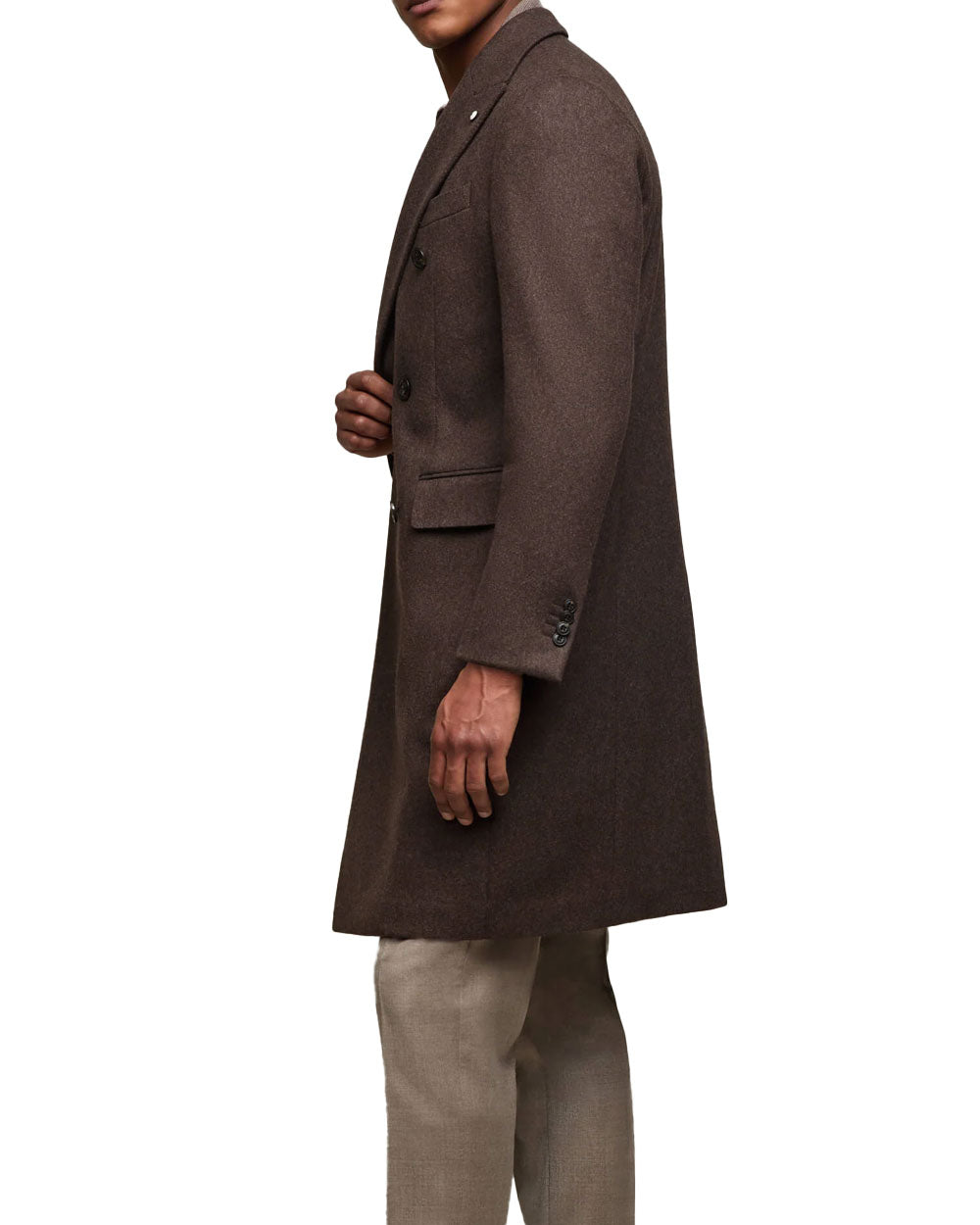 Cappotto L.B.M.1911 uomo 67503 7480 testa di moro