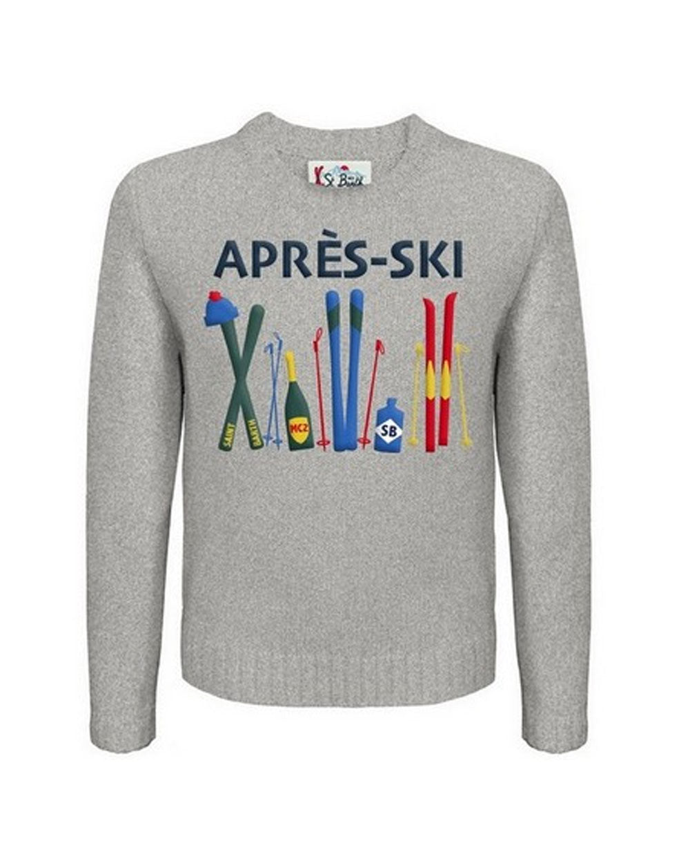 Maglione Mc2 Saint Barth uomo BOMBARDINO LIGHT grigio