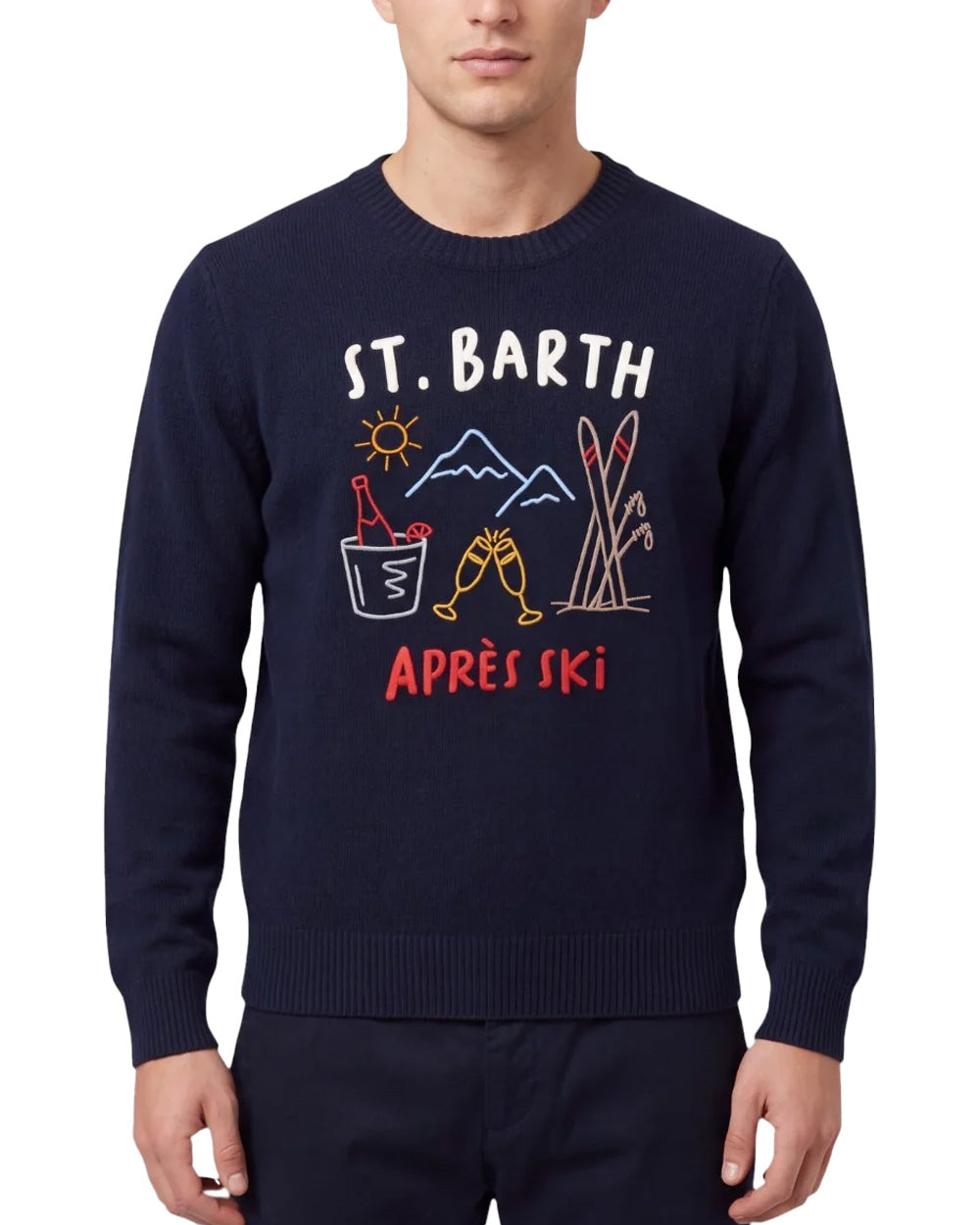 Maglione MC2 SAINT BARTH uomo HERON00226M Blu
