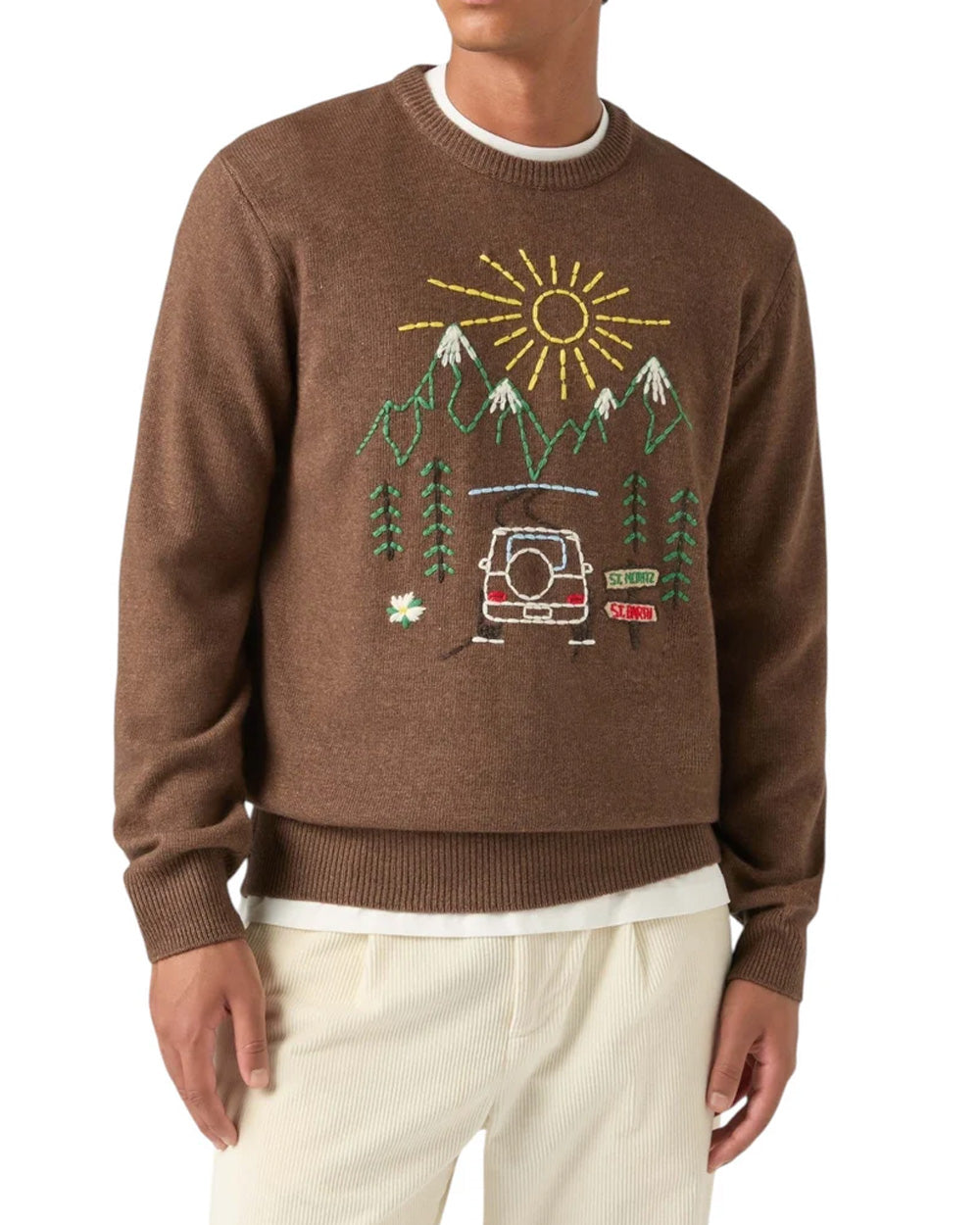 Maglione MC2 SAINT BARTH uomo HERON00626M Marrone