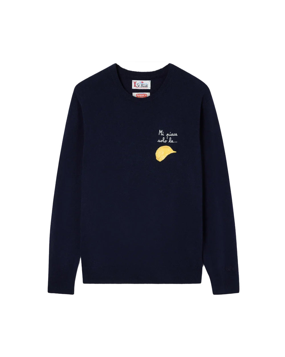 Maglione MC2 SAINT BARTH uomo HERONLIGHTEMBRY03371 Blu