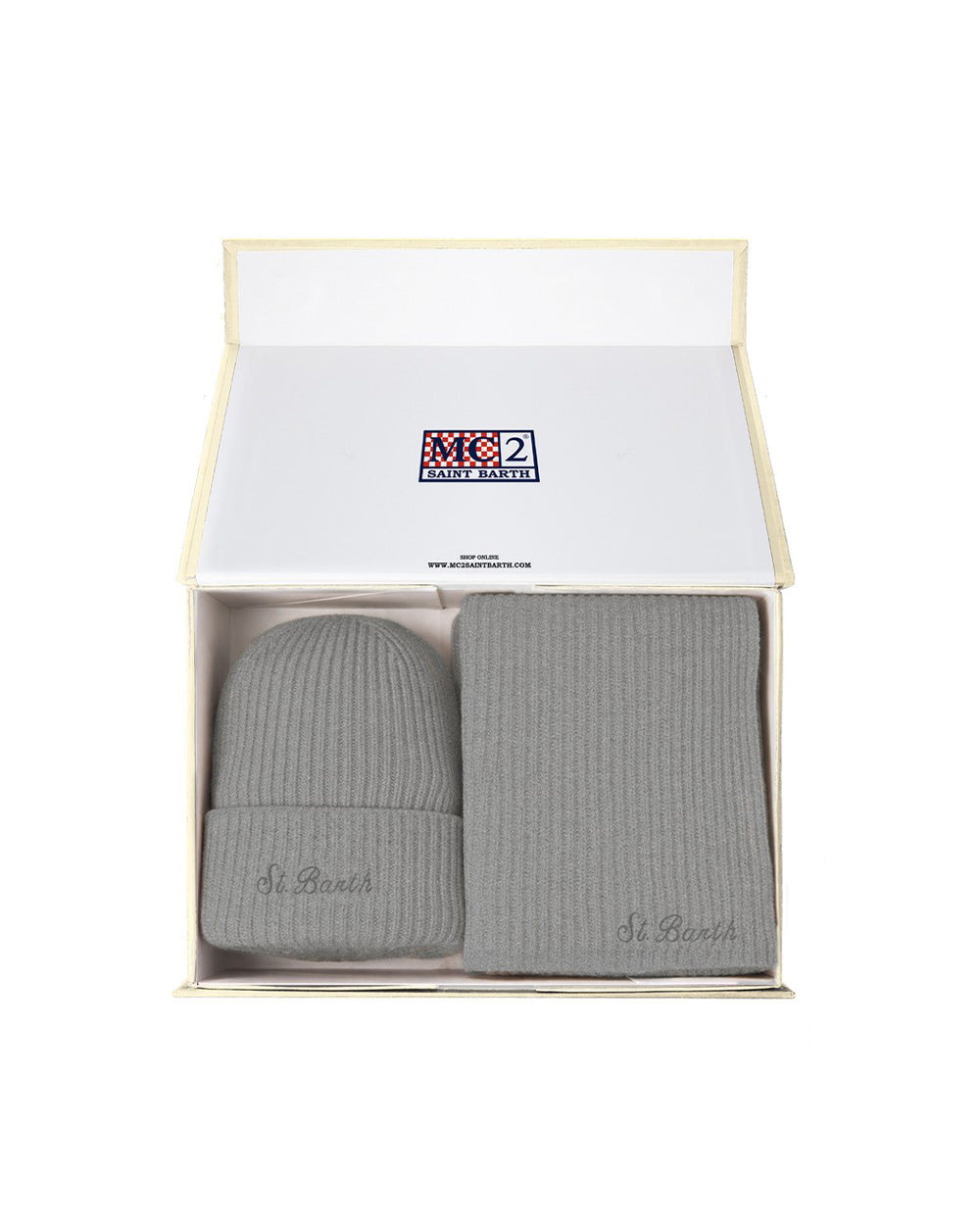 Gift box MC2 SAINT BARTH uomo KITCASHMERE00021M Grigio