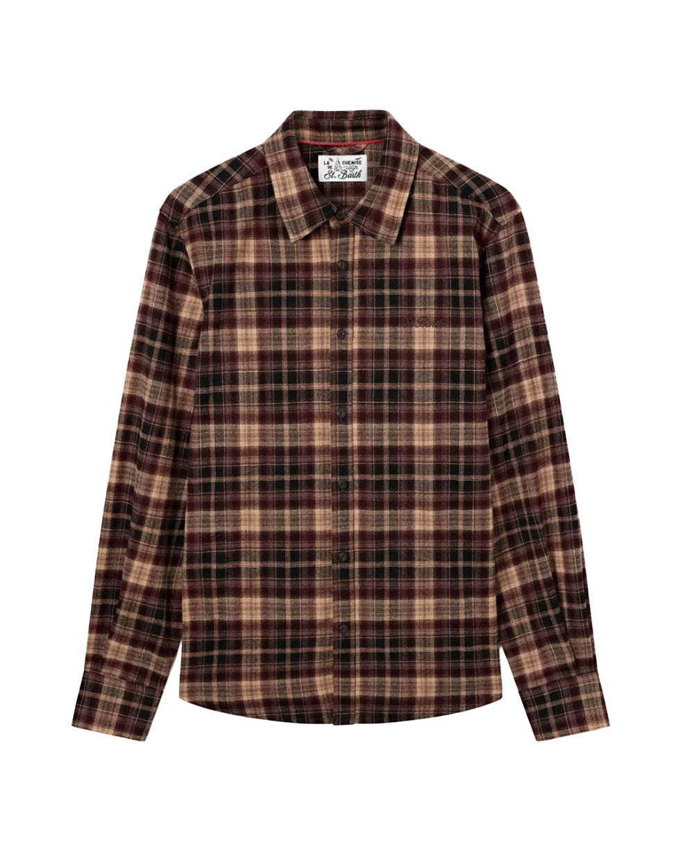 Camicia uomo MC2 SAINT BARTH SEEFELDFLANNEL00372M Marrone