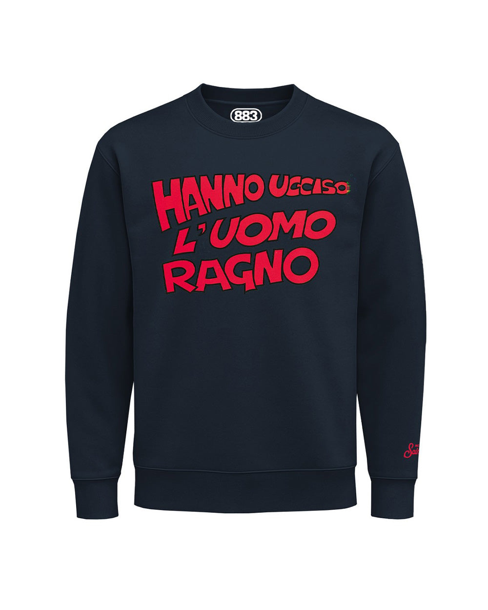 Felpa Uomo Ragno MC2 SAINT BARTH uomo SOHON02762M Blu