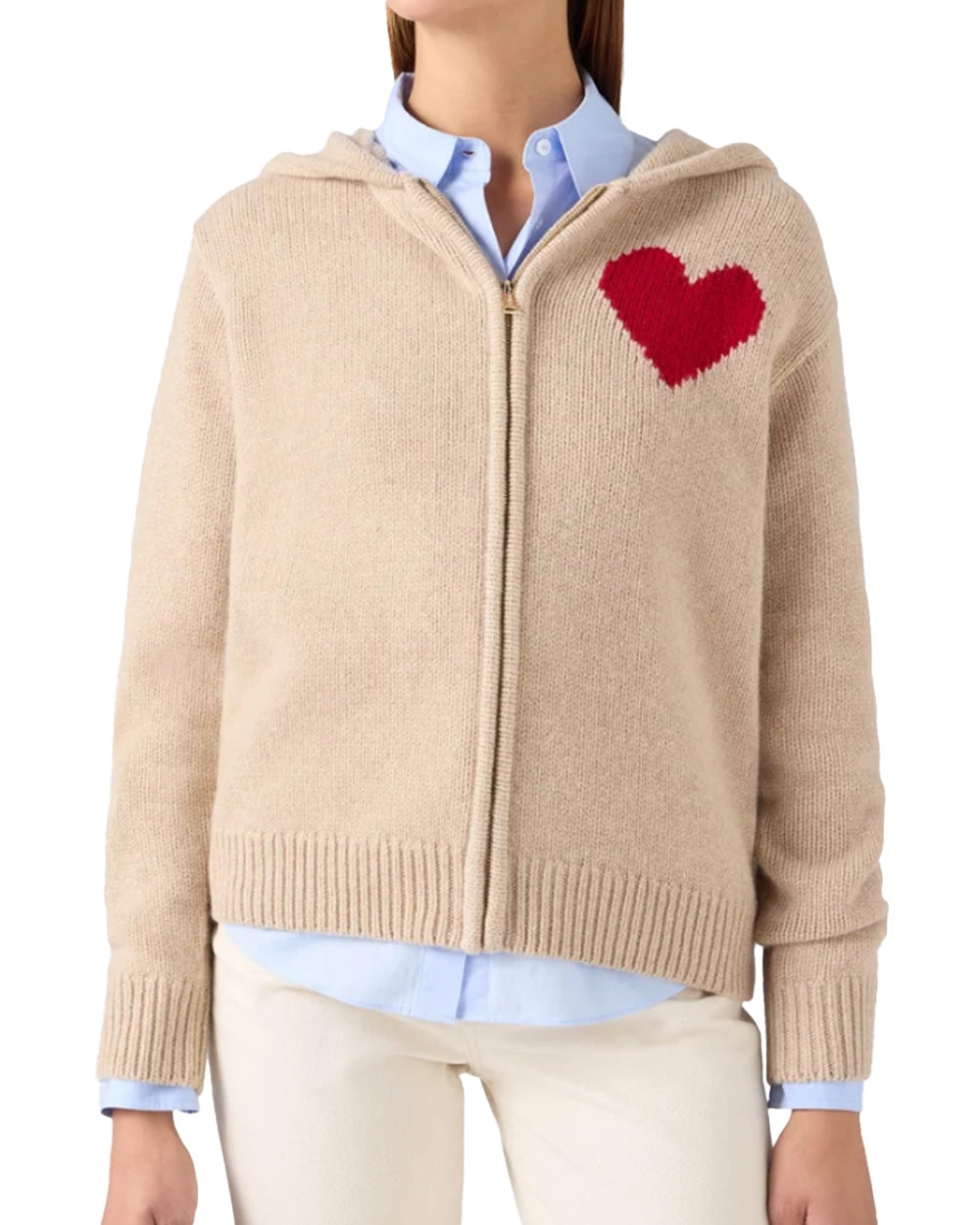 Felpa MC2 SAINT BARTH donna KYLA00251M Beige<BR/>