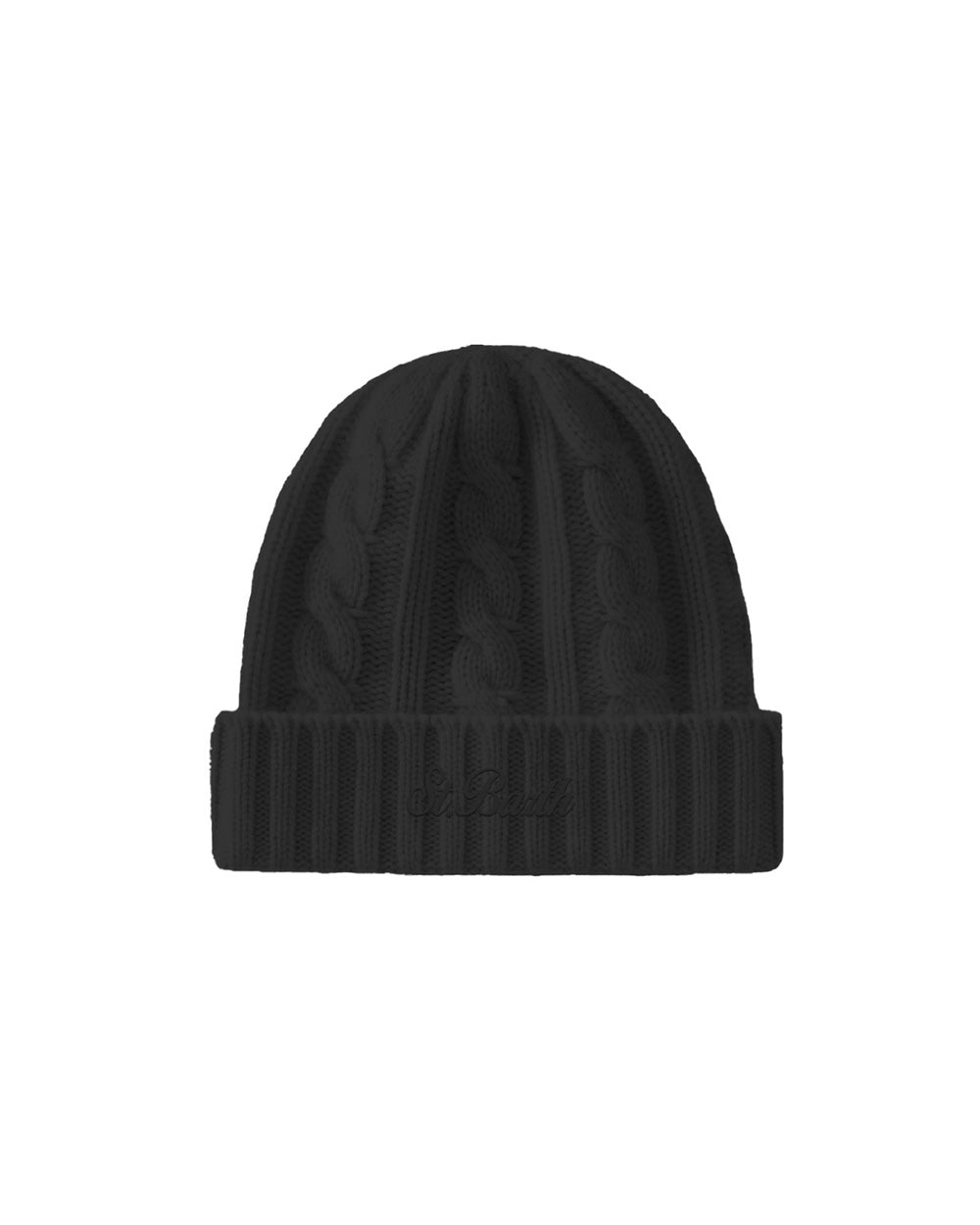 Cappello MC2 SAINT BARTH donna MOSSBRAIDWOOL00068M Nero