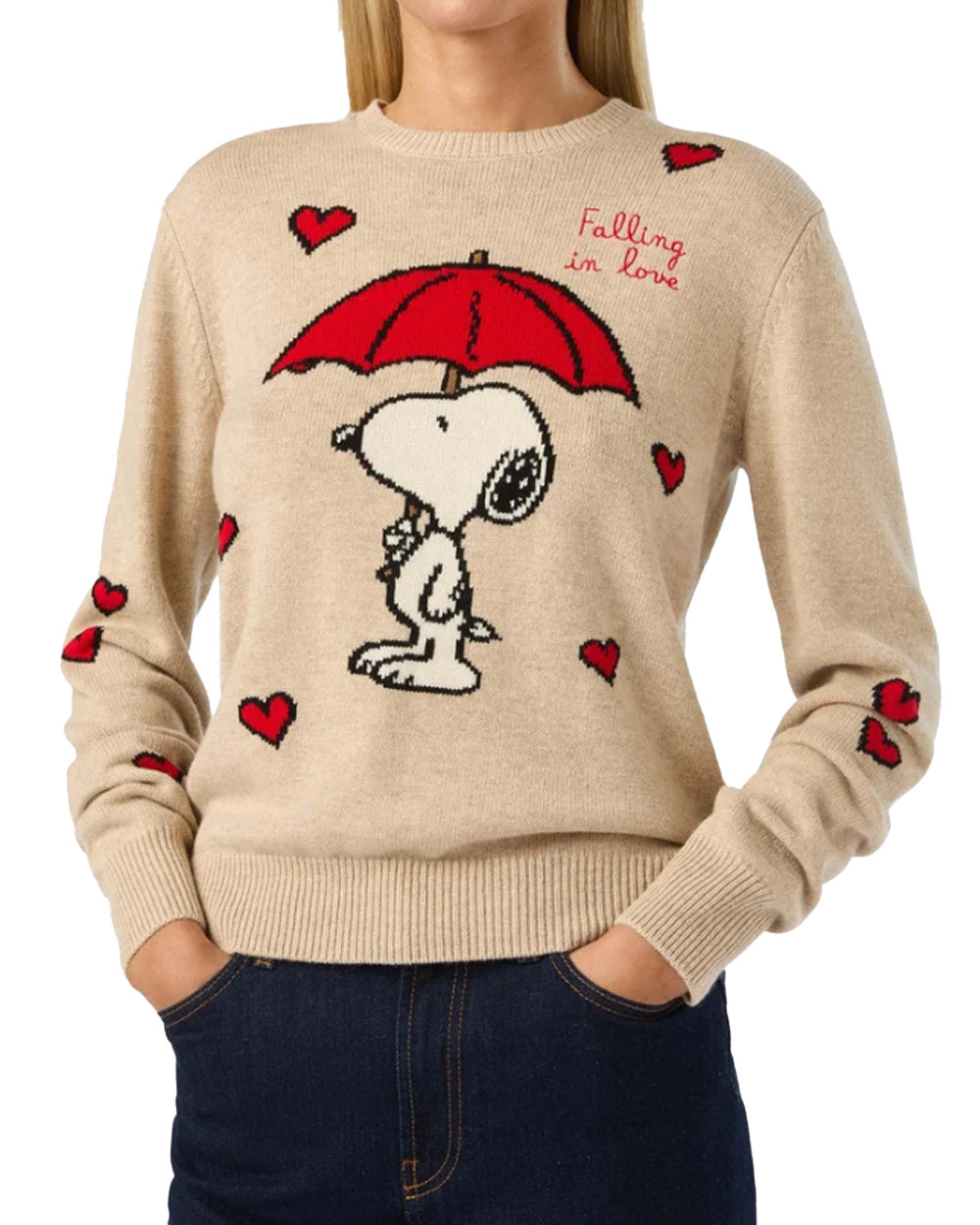 Maglione MC2 SAINT BARTH donna NEWQUEENP00331M Beige