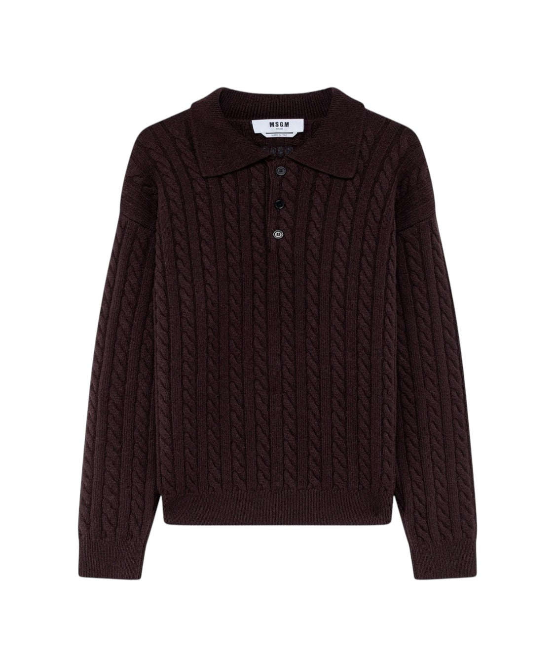 Polo uomo MSGM 4141MDM207 267758 30 Marrone