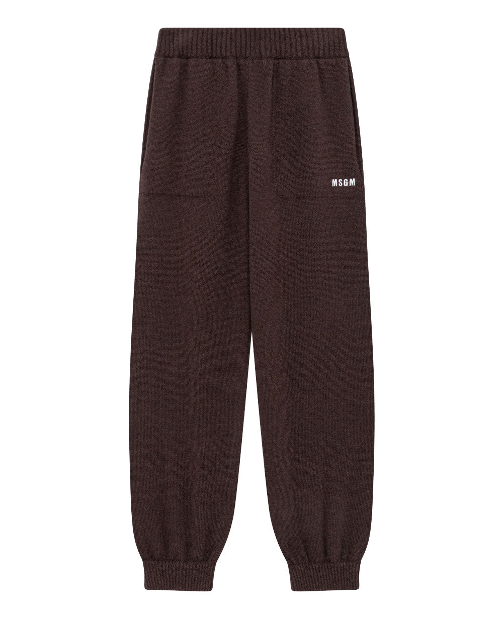 Pantalone donna MSGM 4141MDP190 marrone