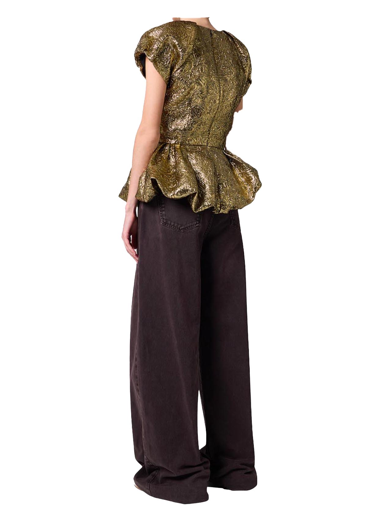 Pantalone MGSM donna 4141MDP230T 267759 30 burgundi