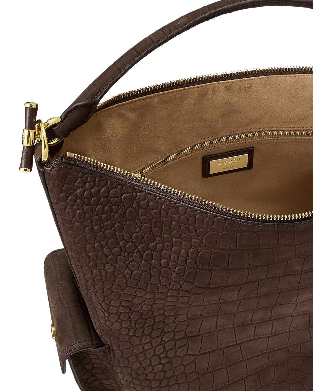 Borsa donna Polo Ralph Lauren 431P18458 marrone<BR/>