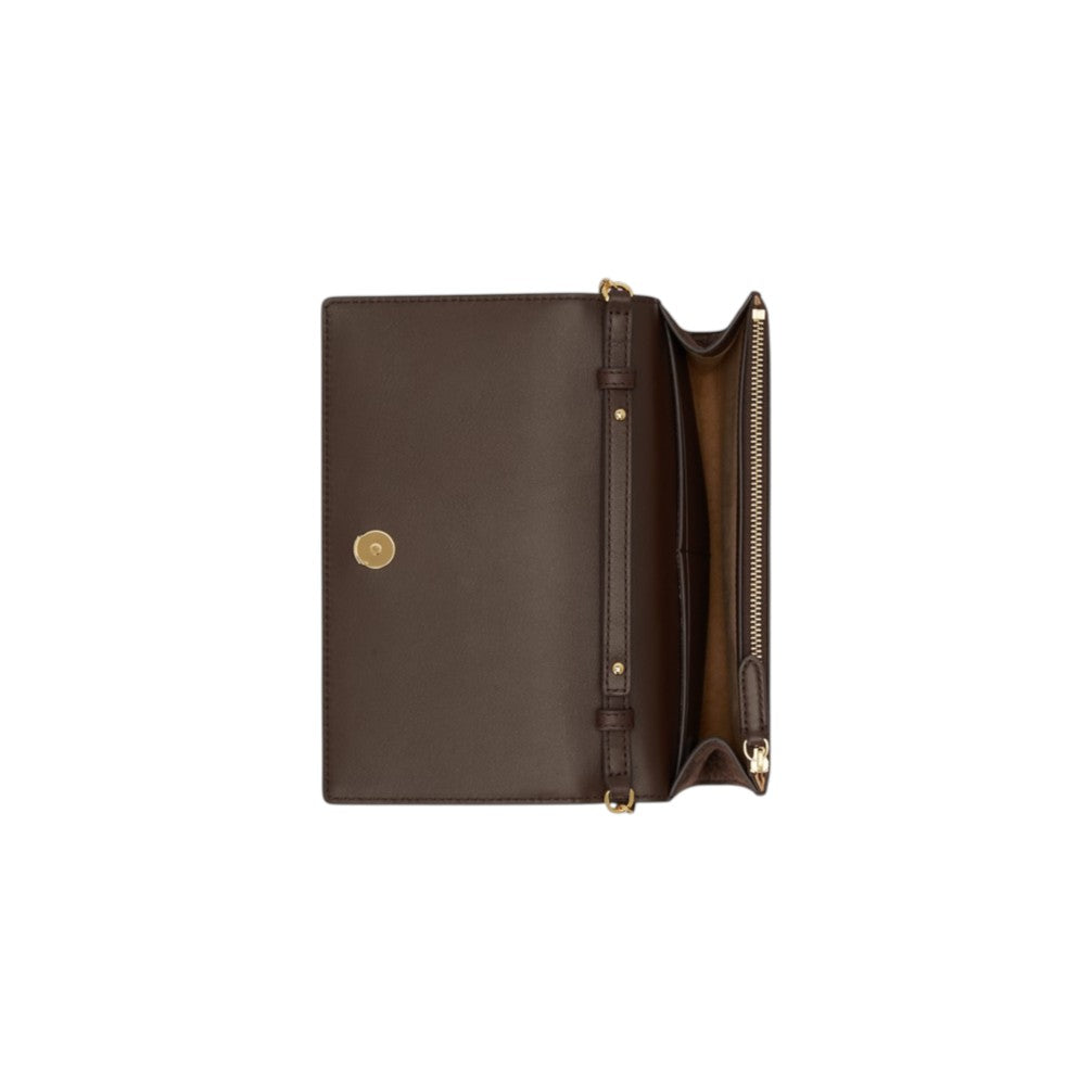 Borsa donna Ralph Lauren Adair II Wallet on a Chain Marrone