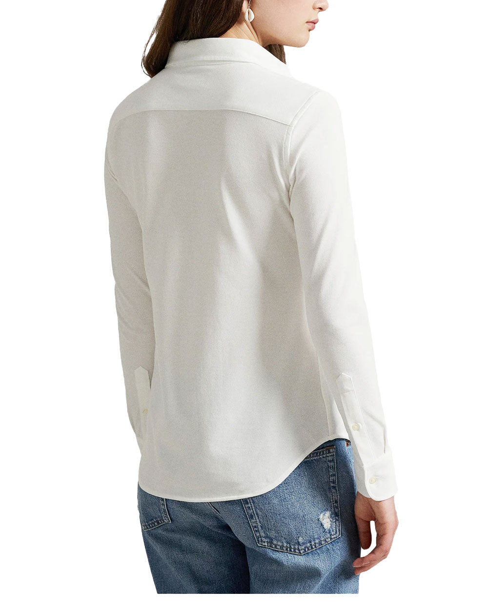 Camicia donna Polo Ralph Lauren 211664427 bianca<BR/>