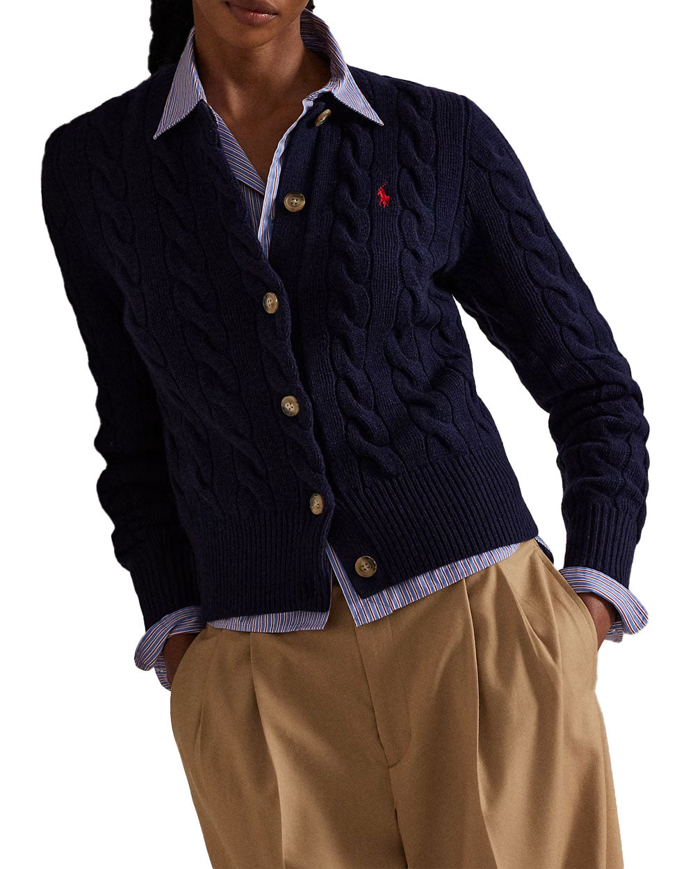 Cardigan donna Polo Ralph Lauren 211972104 navy