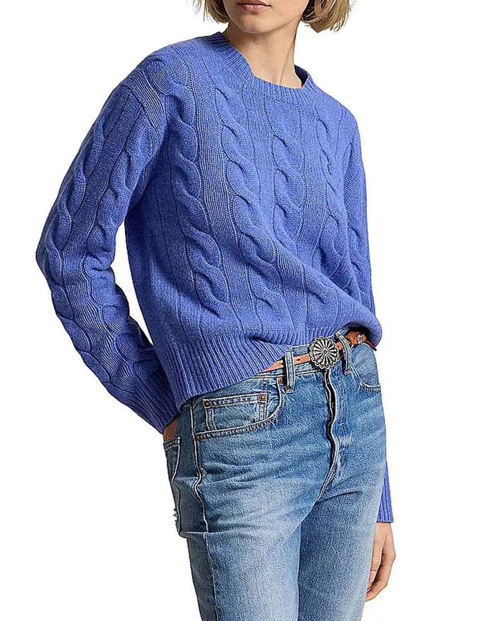 Girocollo donna Polo Ralph Lauren 211A91216 blu viola