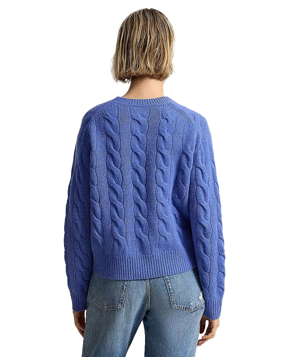 Girocollo donna Polo Ralph Lauren 211A91216 blu viola