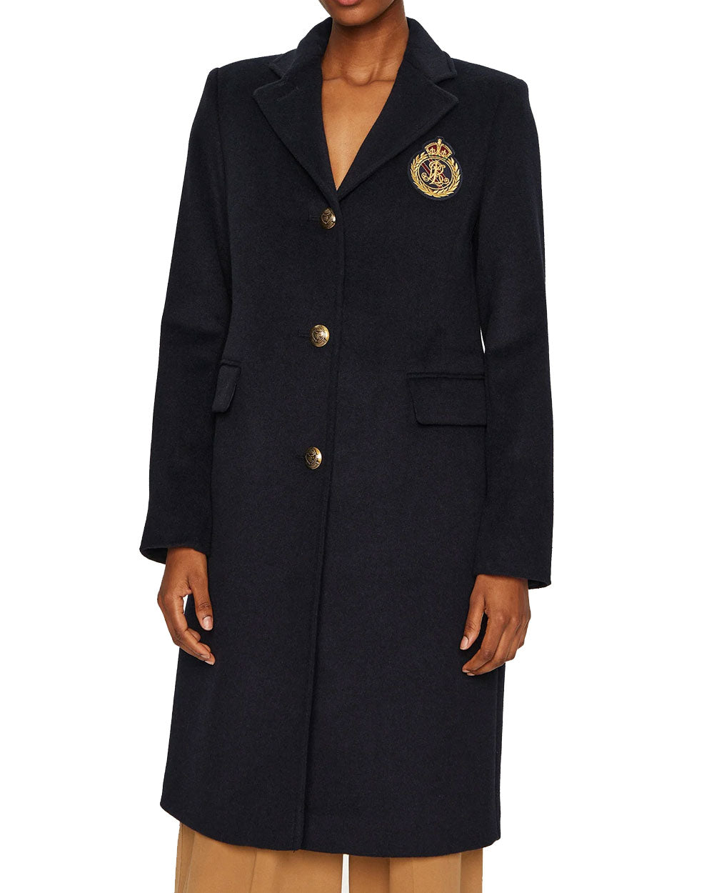 Cappotto donna Polo Ralph Lauren 297958509002 blu<BR/>