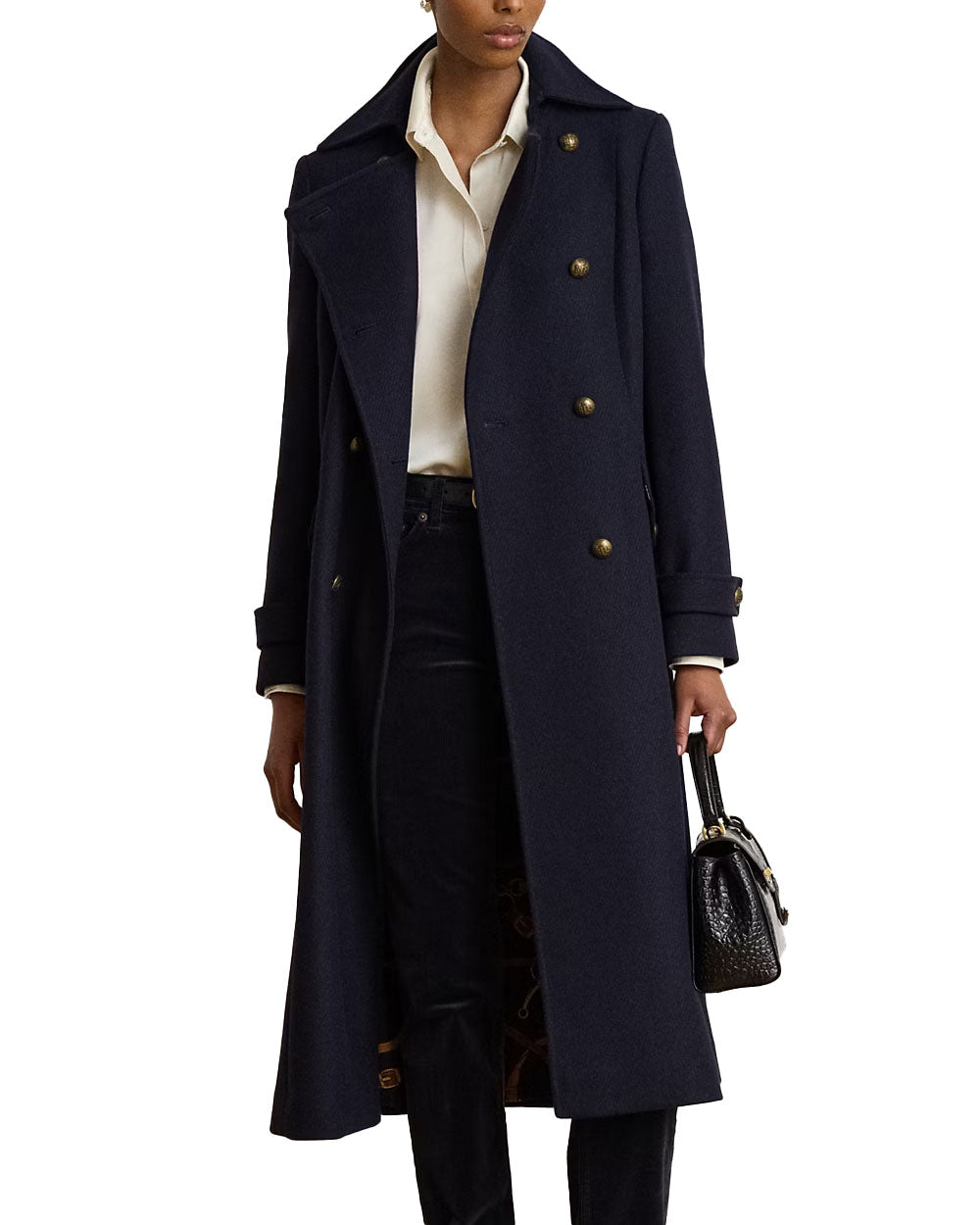 Cappotto donna Polo Ralph Lauren 297P04150002 blu<BR/>