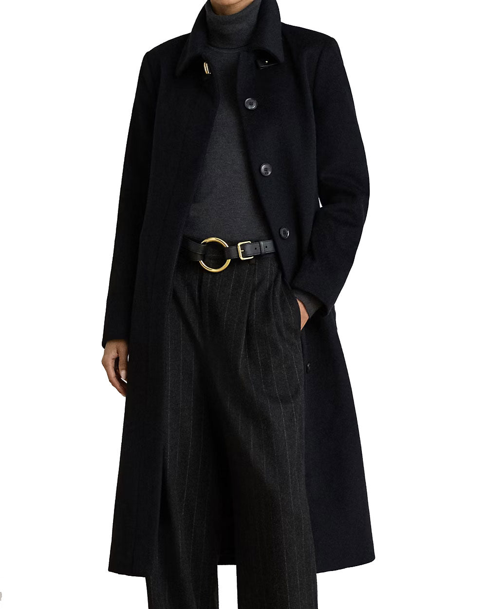 Cappotto donna Polo Ralph Lauren 297P23444 nero