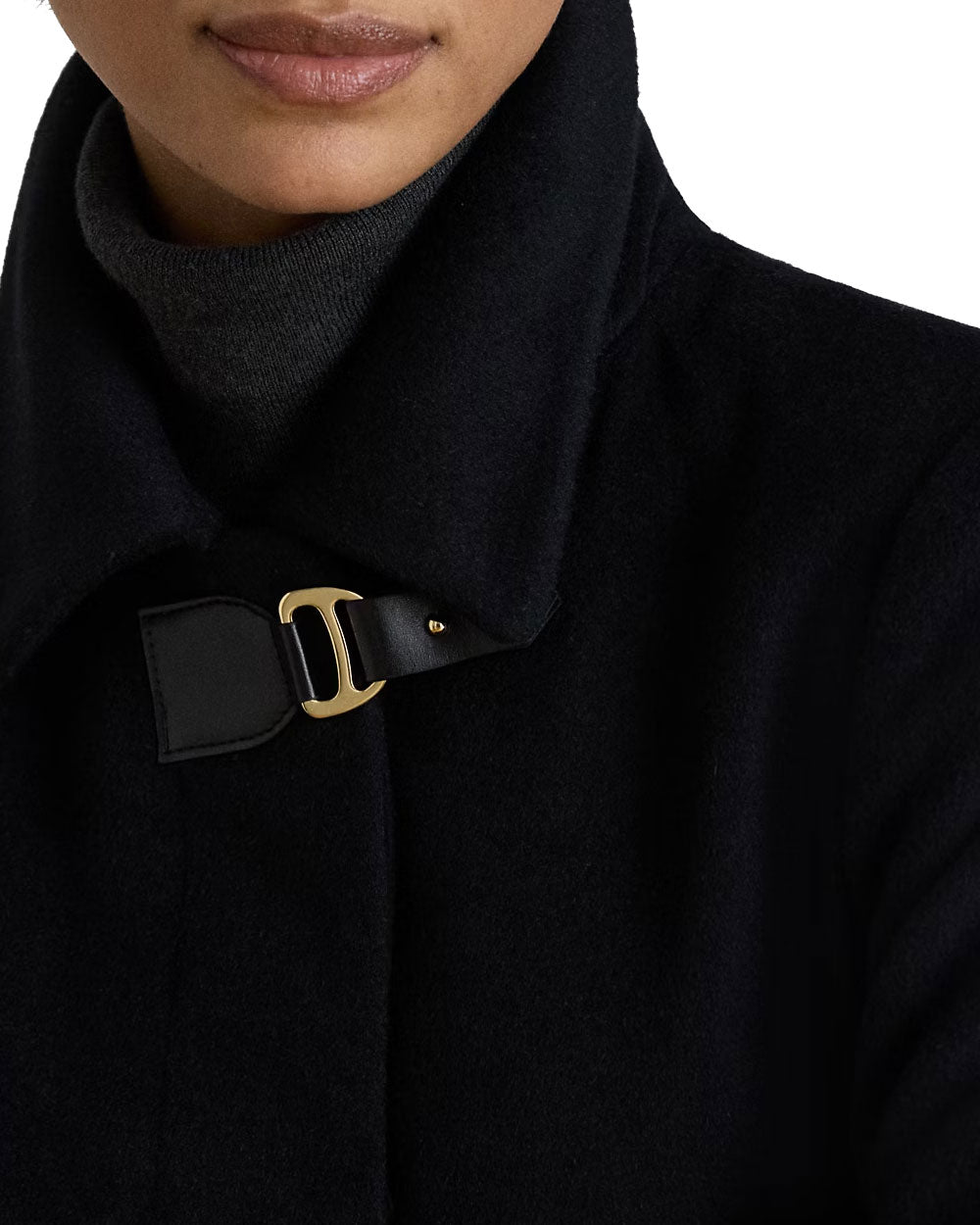 Cappotto donna Polo Ralph Lauren 297P23444 nero