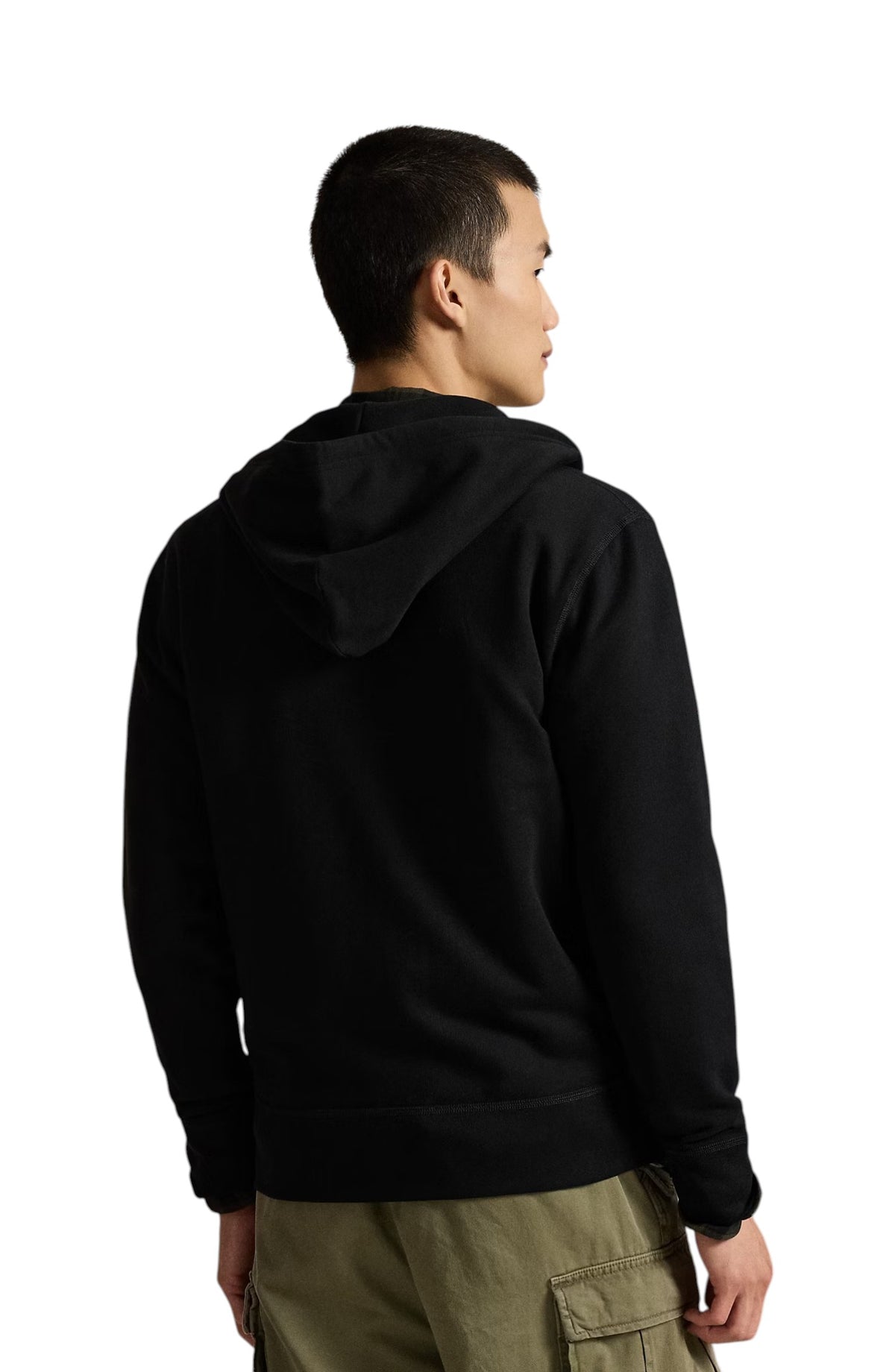 Felpa uomo Polo Ralph Lauren 710813297001 in pile Nero