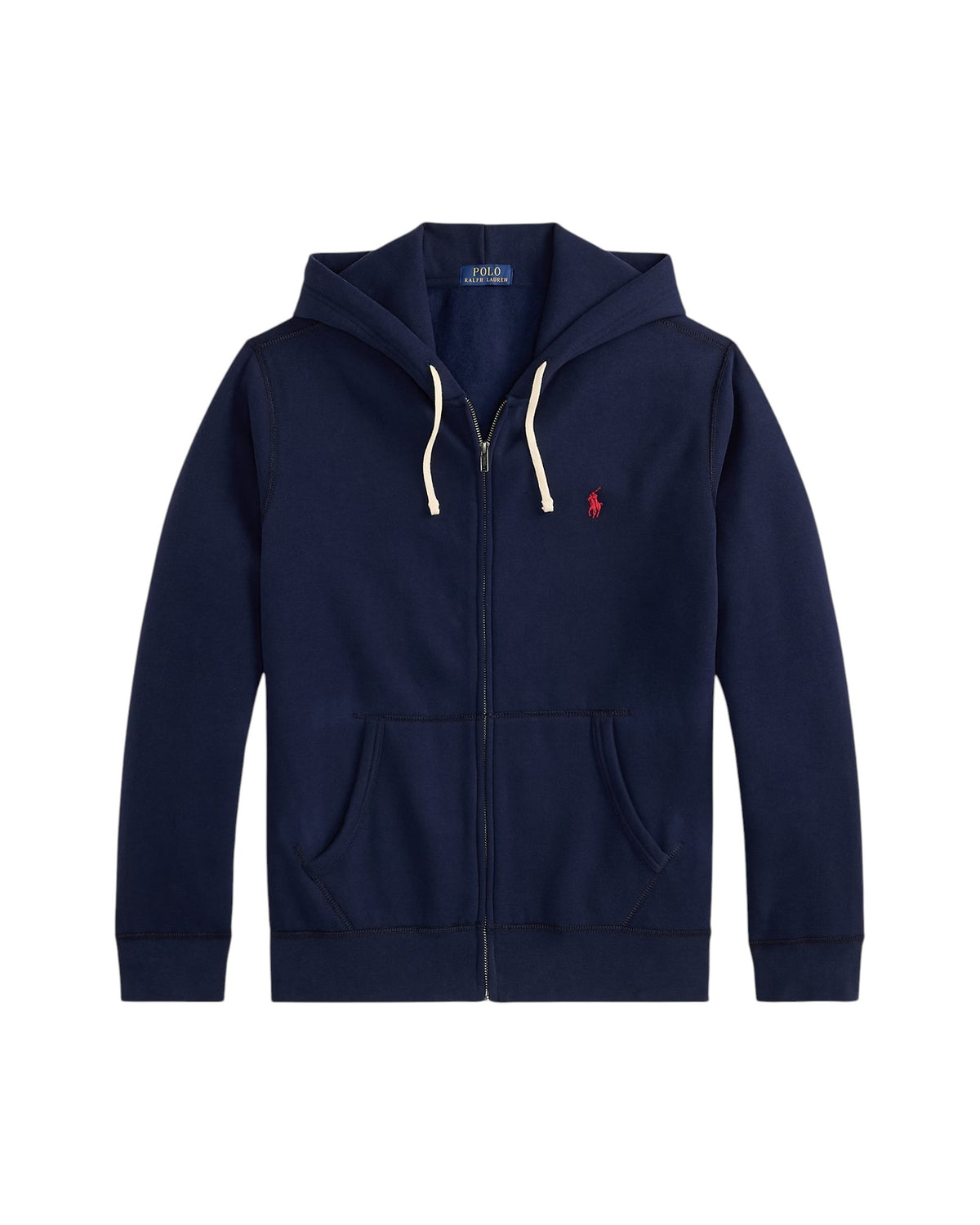 Felpa uomo Polo Ralph Lauren 710813297004 in pile Blu Navy