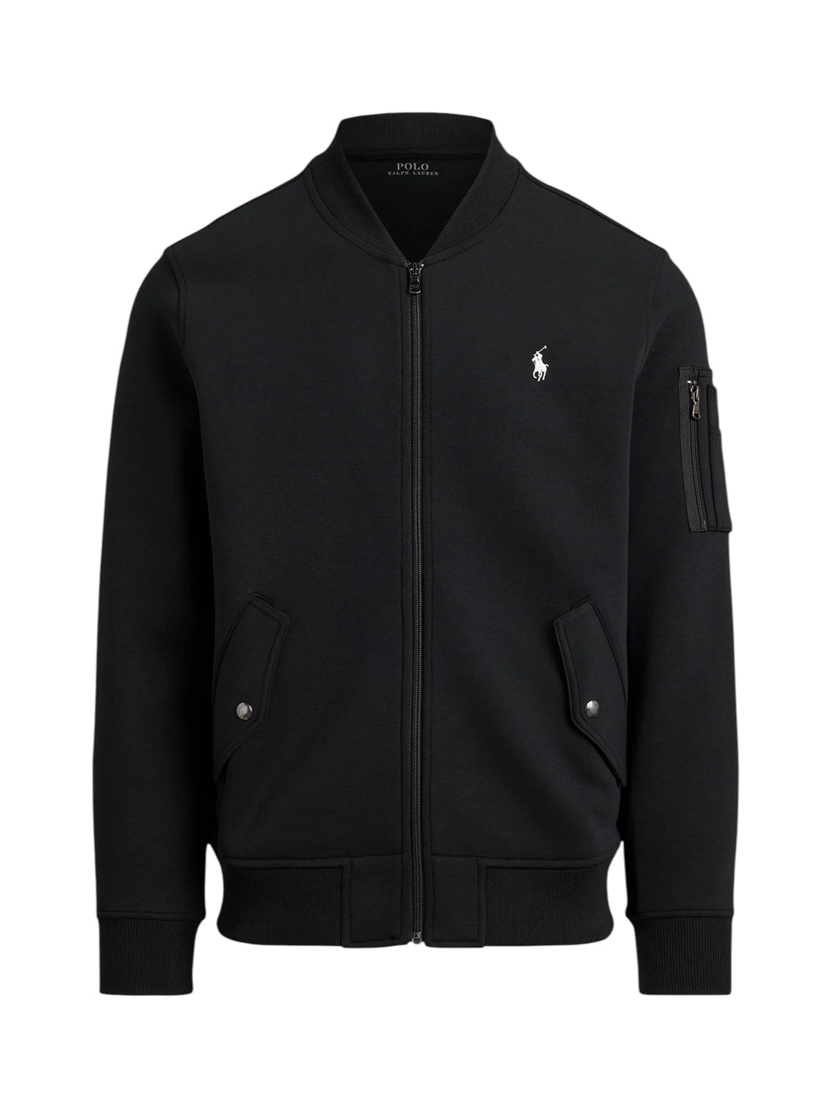 Felpa uomo Polo Ralph Lauren 710980339003 con zip Nero
