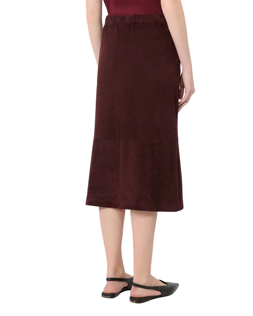 Gonna 'S Max Mara donna SMMGAZZA bordeaux